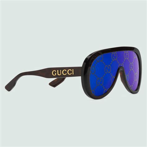 occhiali da sole gucci modello mascherina|Occhiali da Sole Gucci Uomo e Donna .